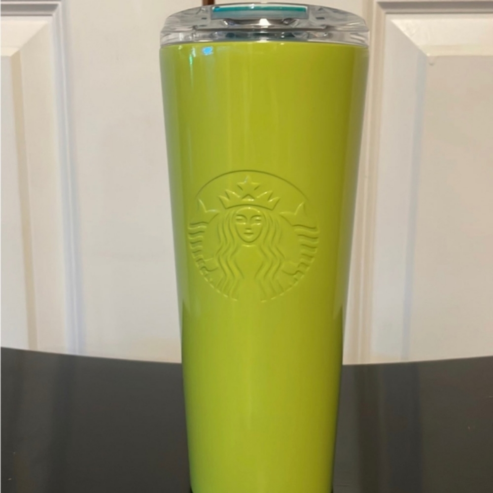 Starbucks Summer 2023 Split yellow and Blue Gradient Stainless Steel Tumbler Cup